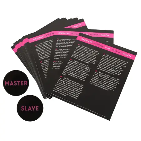 Master & Slave - Kötözős játék szett (barna-fekete)