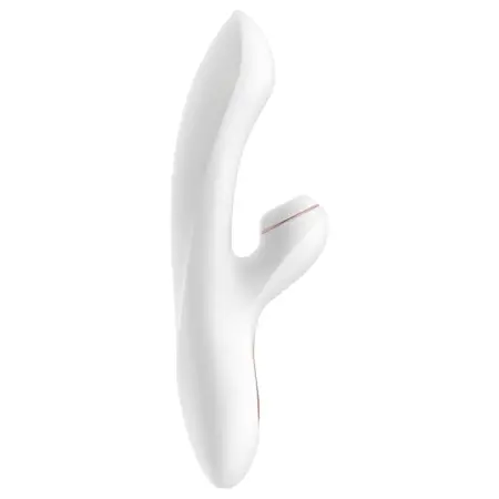 Satisfyer Pro+ G-spot - csiklóizgató és G-pont vibrátor (fehér)
