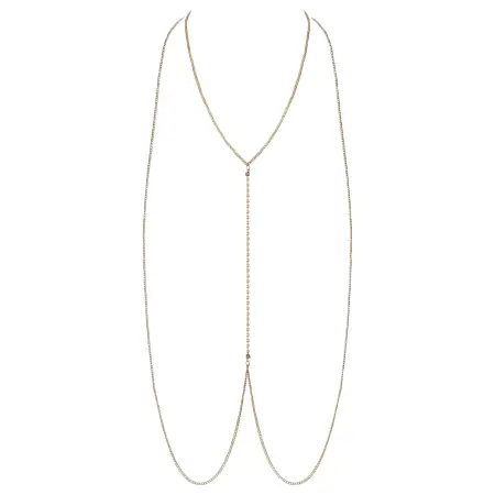 Cottelli - láncos testhám (arany)