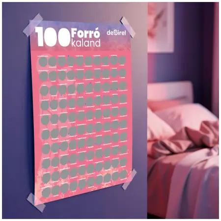 Desirel - 100 szexpóz kaparós poszter (magyar)