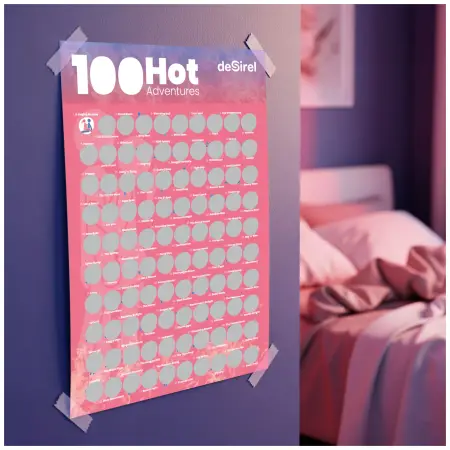Desirel - 100 szexpóz kaparós poszter társasjáték (angol)